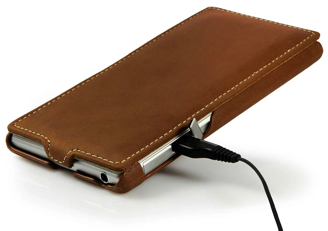 StilGut - UltraSlim Case Für Sony Xperia Z1 Old Style – Bild 6