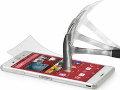 StilGut - Displayschutzfolie "Panzerglas" Für Sony Xperia Z3 2er Pack