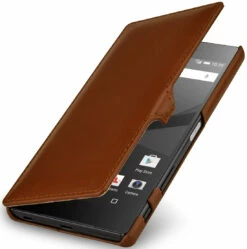 StilGut - Sony Xperia Z5 Premium Tasche Book Type Aus Leder Mit Clip
