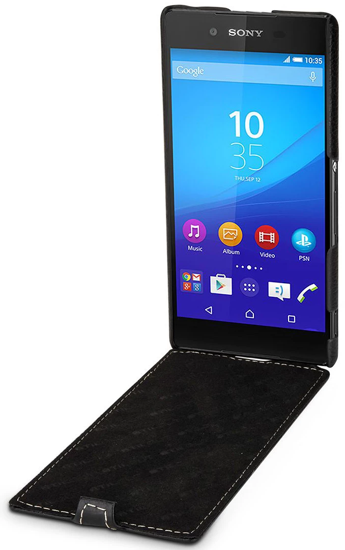 StilGut - Handyhülle Für Xperia Z3+ "UltraSlim " Aus Leder – Bild 2